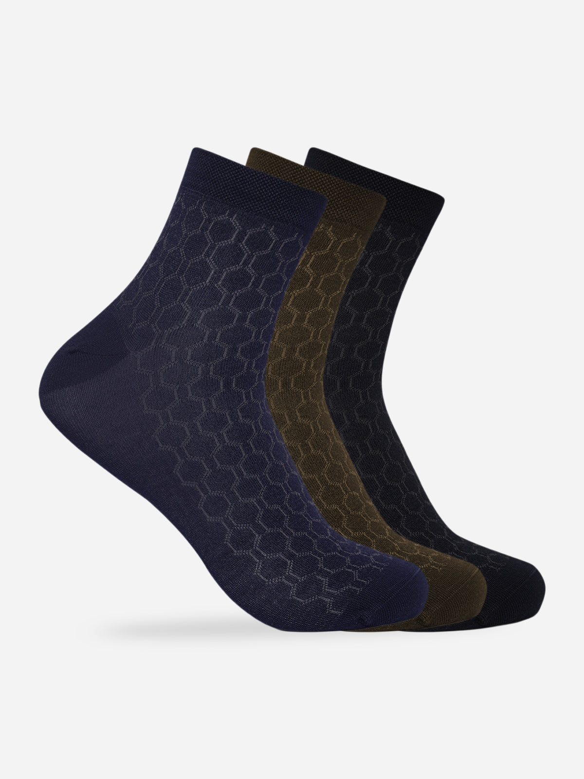Bamboo Socks – Pleated/Jacquard
